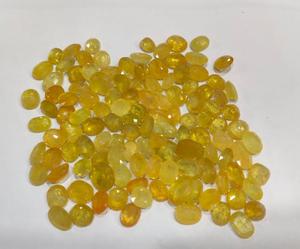 Natural Yellow Sapphire Oval Cut Precious Gemstone From Thailand Mines For Ring Making & Pendant - Product Image 1