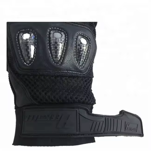 Guantes de Carreras de Dedo Completo con Protección de Palma de Cuero PU, Antideslizantes, para Actividades al Aire Libre, con Cierre de Gancho y Bucle, para Hombre - Product Image 3