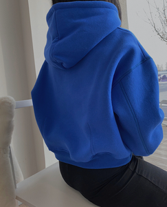 2027 New Fashion Women's Crop <b>Top</b> Hoodie Unique Style OEM Customizable Plus Size Clothing for <b>Winter</b> and Spring - Product Image 6