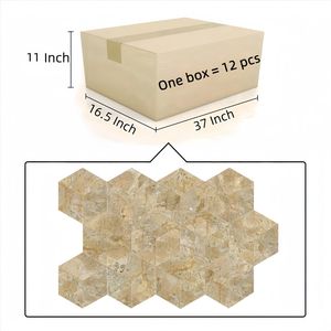 Hexagon Gold Yellow Beige Polished <b>Marble</b> Tile Natural Stone for Wall and Floor Premium Quality Natural <b>Marble</b> - Product Image 5