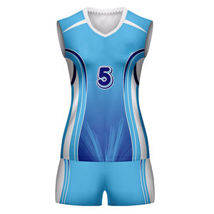 Vêtements de sport de haute qualité 100% polyester, impression de logo personnalisée, uniforme de volley-ball unisexe pour adultes, ensembles pour hommes et femmes - Product Image 3