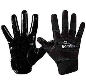 Full Finger Sports Gloves Black White Sublimation Print Non Slip Polyester Unisex All Seasons - Product Image 5