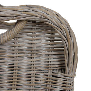 Chaise d'appoint en rotin tissé fait main bohème Fauteuil naturel pour salon - Product Image 3