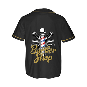 Maillot de barbier sublimé pour hommes, design personnalisé, vente en gros, maillot de salon, meilleure qualité, nouvelle arrivée 2026, vêtements les plus vendus - Product Image 2