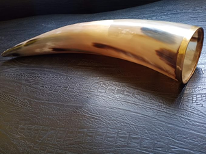 Handmade Eco-Friendly FAIZA CRAFT Viking Drinking Horn Authentic Buffalo Horn Medieval Design - Product Image 6