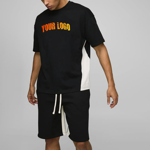 Ensemble 2 pièces en jersey 100 % coton imprimé de haute qualité, tenue décontractée d'été, streetwear oversize, séchage rapide, respirant, écologique - Product Image 6