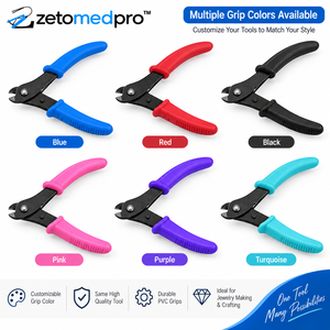 Cortador de Alambre de Memoria de 130 mm con Mango de Acero Inoxidable y Resorte, Herramienta de Engarzado para Joyería y Manualidades, Empuñadura de PVC de 5.21 Pulgadas, Color Personalizado - Product Image 6