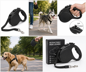 Correa Retráctil para Perros OEM ODM con Logotipo Personalizado, Correa Extensible Automática para Mascotas, Fabricante Directo - Product Image 5