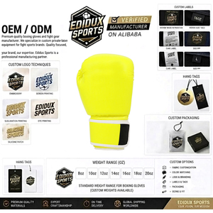 ถุงมือชกมวยคุณภาพสูงขายส่ง ดีไซน์ใหม่ล่าสุด สีสันหลากหลาย ผลิตตามสั่ง - Product Image 4