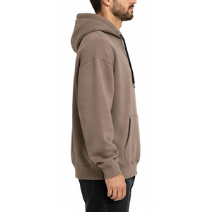 Sweat à capuche épais pour homme, en coton mélangé, confortable, chaud, décontracté, style streetwear, à porter au quotidien - Product Image 3