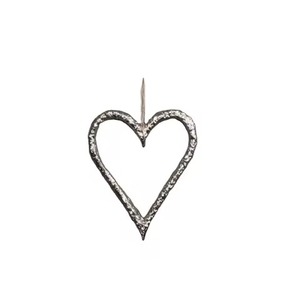 Handmade Metal Heart <b>Tree</b> <b>Ornament</b> Decorative Christmas Home Accent - Product Image 2