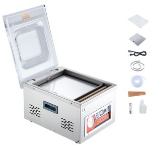 Sigillatrice Sottovuoto a Camera DZ 260A con Portata di 6,5 M3/h, Eccellente Effetto Sigillante, Controllo Automatico, 110V, Macchina da Cucina per Sacchetti in Alluminio - Product Image 1