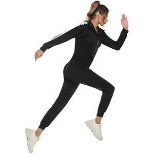 OEM 2026 <b>Women</b> Tracksuits Striped 2 Piece Sports Suit Full Zip Sport <b>Jackets</b> and Bottoms Casual Loungewear tracksuit for <b>women</b> - Product Image 3
