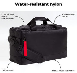 Sac de sport NESTA SPORTS avec 3 séparateurs ajustables, sac de voyage pour chaussures avec bandoulière, grande capacité - Product Image 3