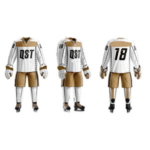 Nuevo Conjunto de Uniforme de Hockey sobre Hielo de Alta Calidad, Último Diseño, Técnica de Bordado, 100% Poliéster, Secado Rápido - Product Image 3
