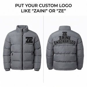 100% Polyester 120 GSM Puffer <b>Jacket</b> Camouflage Stand Quilted Winter Wear Windproof Waterproof Hooded Custom Embroidery Patch - Product Image 1