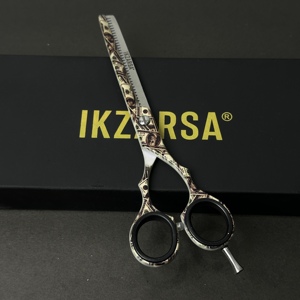 Professional Salon Stainless Steel Sharp Barber Thinning <b>Scissors</b> Customized Printed Hair Cutting Tools for Hairstylists - Product Image 1
