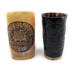 Gobelet artisanal en corne de buffle pour l'eau, le jus et les boissons - Product Image 6
