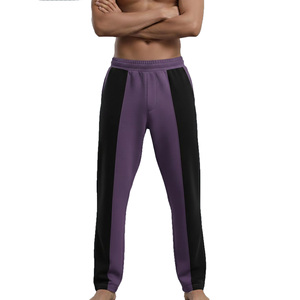 Lightweight Side Pockets Breathable Men Sweatpants Polyester Cotton Midweight Autumn Knitted Relaxed Fit men Sweatpants - Product Image 4