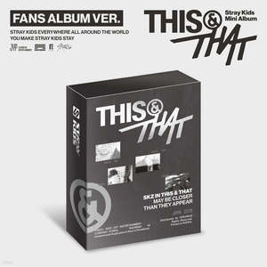 [Korean Original Album] STRAY KIDS - THIS & THAT (FANS ALBUM VER.) - Product Image 1