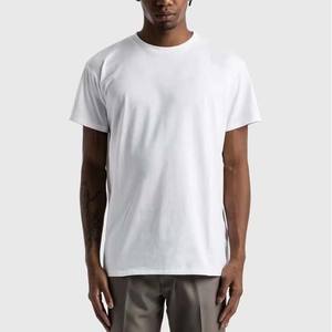 Camiseta de Manga Larga de Algodón para Hombre, Tejido Grueso, Corte Holgado, Estilo Urbano, Cuello Redondo, Diseño de Logotipo Personalizado - Product Image 1