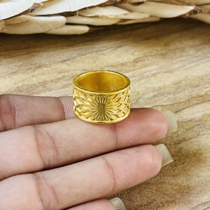 Hot Selling Vintage Gold Plated <b>Ring</b> Boho Sunburst Brass <b>Rings</b> For Women Geometric <b>Statement</b> Band <b>Ring</b> Wholesale Handmade <b>Ring</b> - Product Image 2