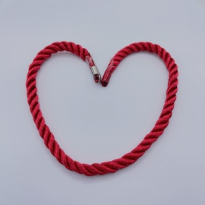 5mm Polyester Twisted Handle Rope Nylon Paper Bag Rope Handle with Transparent Tip for Shopping Bag - Product Image 5