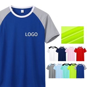 เสื้อยืดผู้ชายผ้าโพลีเอสเตอร์แห้งเร็วทรงปกติ พิมพ์โลโก้ได้ ออกแบบโลโก้เองได้ เหมาะสำหรับวิ่ง ออกกำลังกาย ใส่ลำลอง ขายส่ง - Product Image 5