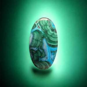 Lote de cabujones de piedra natural de crisocola y malaquita - Gemas al por mayor, lote de gemas a granel y joyería - Product Image 2