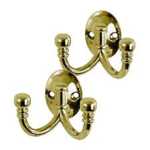 Royal Look Brass Wall <b>Hook</b> Single <b>Plant</b> Pattern Coat Rack for Clothing Installation with Drill handmade Wall <b>Hooks</b> - Product Image 4