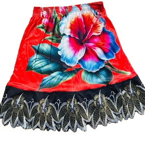 Falda ajustada hasta el suelo para mujer con bordado de la isla de Micronesia informal de estilo Vintage de calidad superior diseño único - Product Image 2