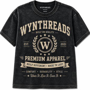 T-shirt tricoté pour homme, délavé à l'acide, 100% coton, col rond côtelé, coupe classique, manches courtes, haute qualité, logo personnalisé, vente en gros - Product Image 5