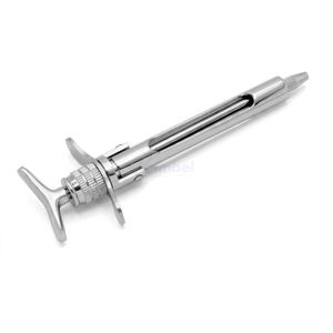 Jeringa Dental Aspirante de Presión Manual, Duradera, de Acero Inoxidable, Instrumento de Inyección Reutilizable de Precisión para Jeringa Dental - Product Image 1