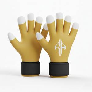 Gants de gardien de but unisexes de qualité supérieure, personnalisés, respirants, en matériau PU, avec protection des doigts et du pouce, RIVIAN ATLANTIC - Product Image 1