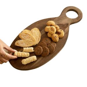 Hermosa Tabla de Cortar Rectangular de Madera, 45 x 20.5 x 1.25 cm de Grosor, con Asa Antideslizante, Apta para Lavavajillas, Ecológica y Duradera - Product Image 1