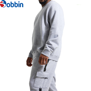 Conjunto de Chándal para Hombre, el Mejor Chándal Deportivo al por Mayor, Conjunto de Chándal de Algodón y Felpa Personalizado para Hombre, Sudadera con Capucha y Pantalones Deportivos Tipo Cargo - Product Image 4