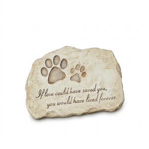 Urnes funéraires en marbre beige de style américain pour cendres d'animaux, design personnalisé avec texte inclus CROXX LINC INTERNATIONAL - Product Image 1