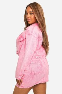 Prix de gros Nouveauté Vestes en jean tricotées respirantes délavées à l'acide pour femmes, grandes tailles, collection hiver - Product Image 5