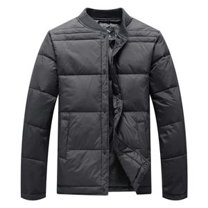 <b>Men</b>’s Slim Fit Quilted Bomber <b>Jacket</b> <b>Lightweight</b> Puffer Style Windproof Nylon Zip <b>Jacket</b> Streetwear Casual Winter Wholesale - Product Image 6