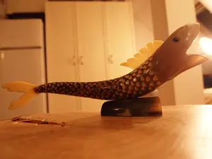 Sculpture décorative d'oiseau en corne au design luxueux pour la décoration intérieure et les cadeaux à prix abordable – Sculpture artistique d'oiseau en corne - Product Image 5