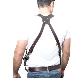 Ceinture porte-cartouches en cuir de vachette avec coutures durables et ajustement sécurisé - Product Image 4