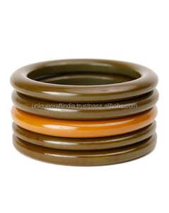 Bracelet en résine de haute qualité, élégant, accessoires pour femmes, bijoux de mode pour femmes, fabriqué en Inde - Product Image 2