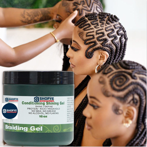 Offre Spéciale – Gel Fixation Forte 16oz 64oz pour Tresses – Lissant & Brillant Unisexe - Product Image 4