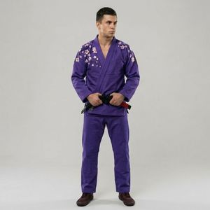 Kimono de Jiu Jitsu Shoyorol Gl Azure Competitor Batch, Fabricación en Fábrica, 100% Algodón, Personalizable, Duradero, Servicio OEM - Product Image 1