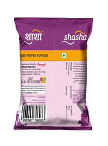 Pimienta Blanca en Polvo SHASHA de Primera Calidad, 500g, Hecho en India - Product Image 2