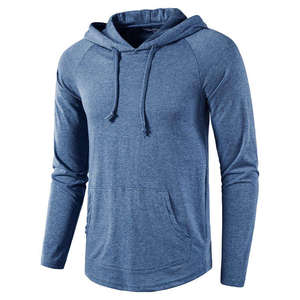 Sudadera Deportiva Ligera para Gimnasio, Personalizable con Logotipo, de Alta Calidad, Suave, Transpirable, Corte Semi Ajustado para Hombre - Product Image 2
