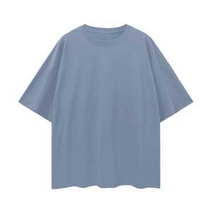 Camiseta Básica de Algodón de Lujo, Corte Holgado con Hombros Caídos, Personalizable con Logotipo, Marca Privada - Product Image 6