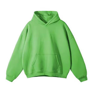 Sweat à capuche écologique en molleton 100 % coton, 500 GSM, de haute qualité, style dessin animé, surdimensionné, vintage, épais, avec impression en relief - Product Image 2