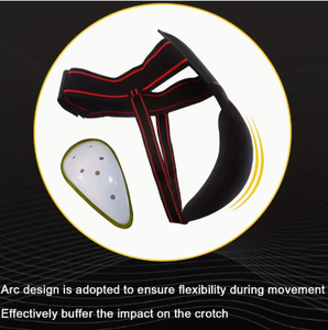 Adjustable Groin Support <b>Belt</b> For Men Black Spandex Nylon Contoured Breathable Protection Sports All Seasons daily wear support - Product Image 3