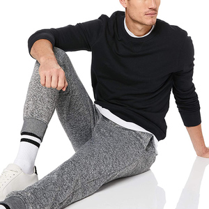 Professional Design Mid Waist Plus Size Sporty Drawstring Closure <b>Fleece</b> <b>Jogger</b> Pants Loose Street Wear Washed Fashion Men's - Product Image 4